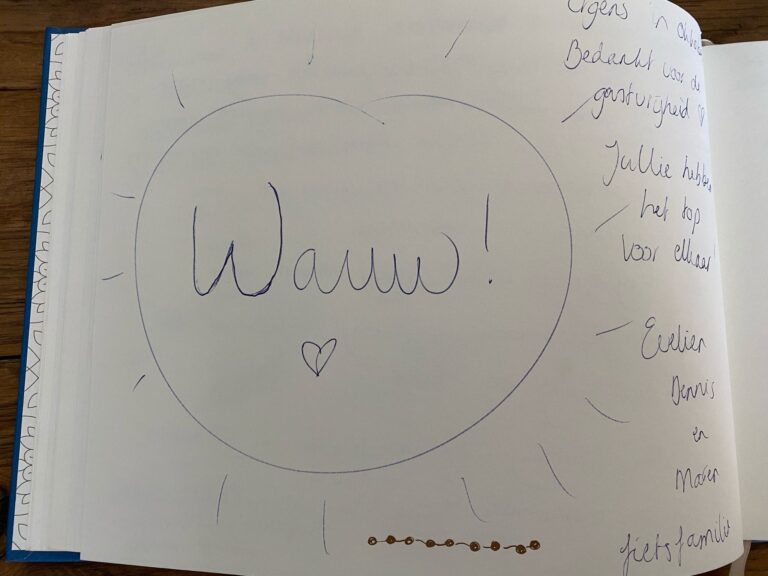 bericht uit ons gastenboek van B&B Cortijo Los Corazones